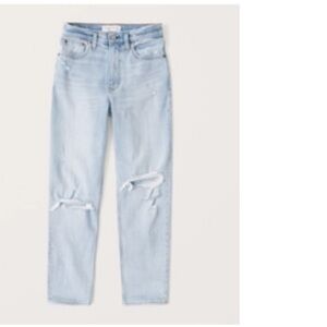 A&F High Rise Mom Jeans
